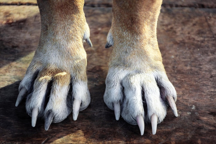 Foto close-up van een hond