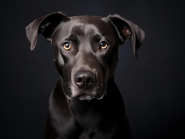 Close-up van een hond