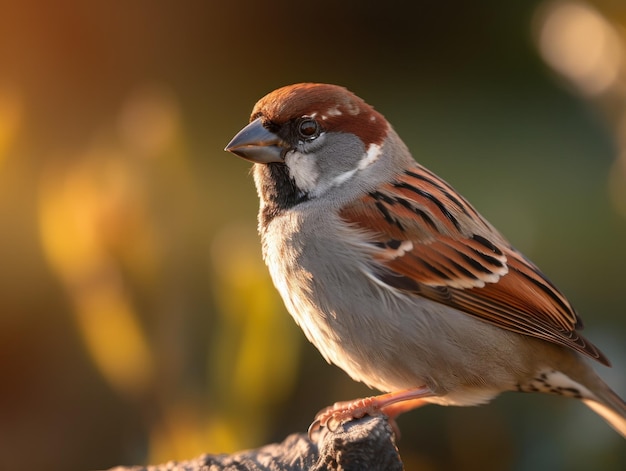 Close up van een huismus