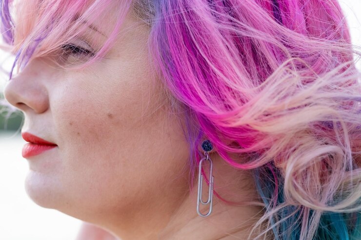 Foto close-up van een jonge vrouw