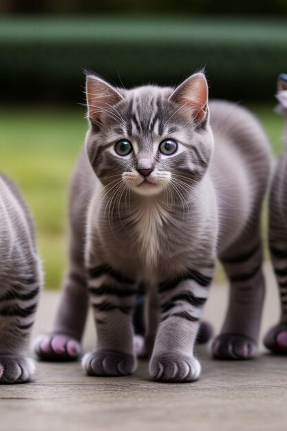 Close-up van een kat die wegkijkt terwijl ze tegen een roze achtergrond zit