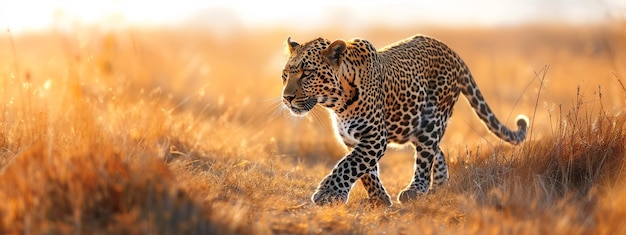 close-up van een luipaard in Afrika