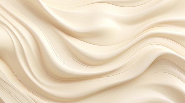 Close-up van een romige whipped cream textuur voor achtergrond en ontwerp 3D rendering