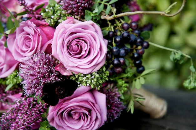 Close-up van een roze boeket