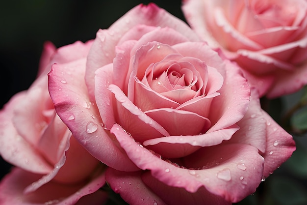Close-up van een roze roos