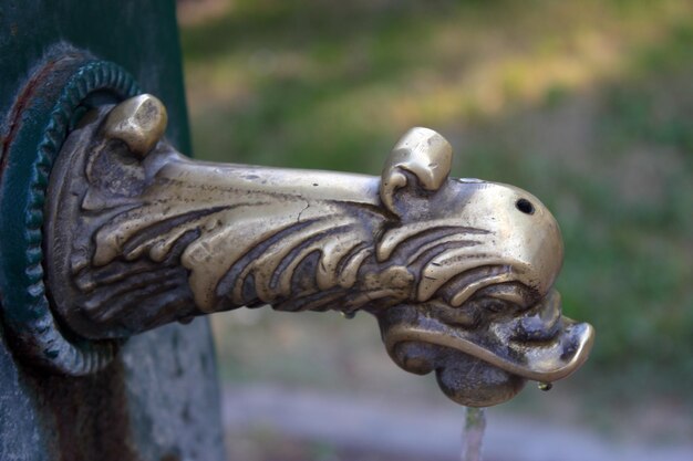 Foto close-up van een sculptuur