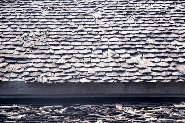 Foto close-up van een stapel stenen muur