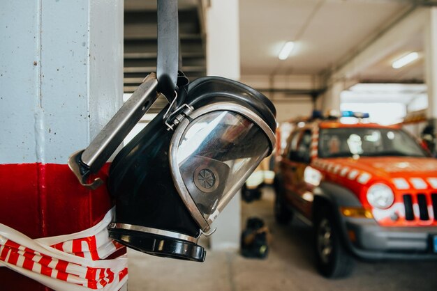 Foto close-up van een vintage auto