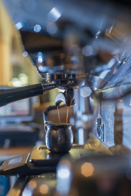 Foto close-up van een wijnglas