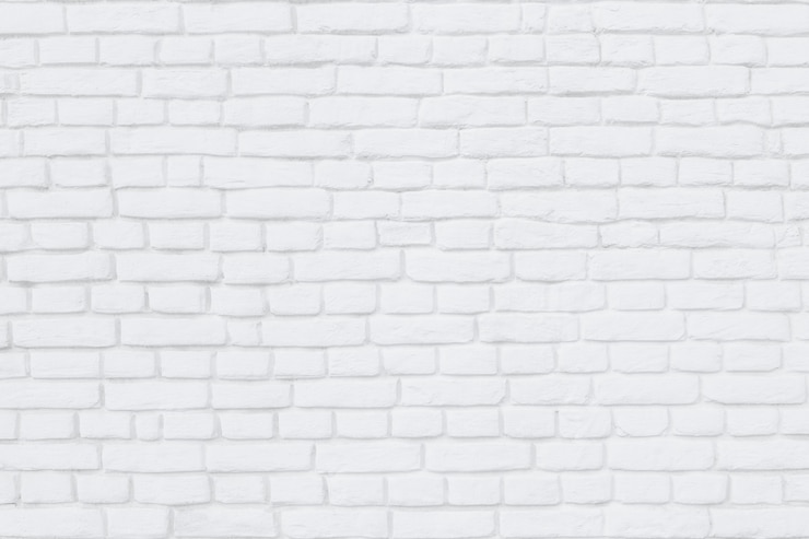 Foto close-up van een witte bakstenen muur