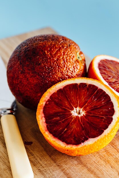 Close-up van fruit op tafel