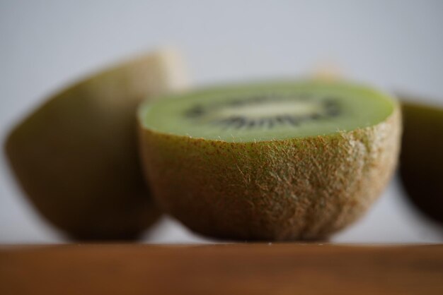 Foto close-up van fruit op tafel