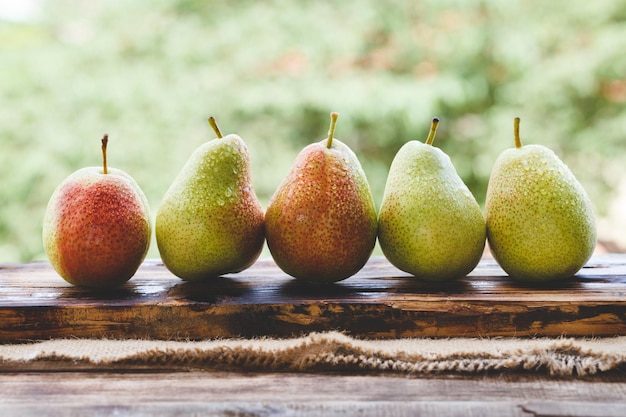 Close-up van fruit op tafel