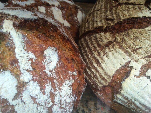 Close-up van gebakken brood