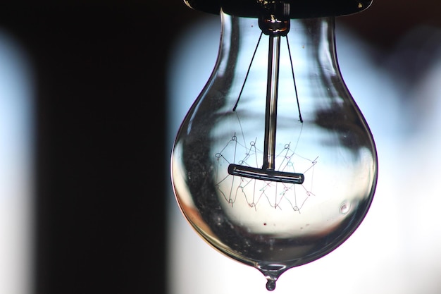 Close-up van gloeilamp