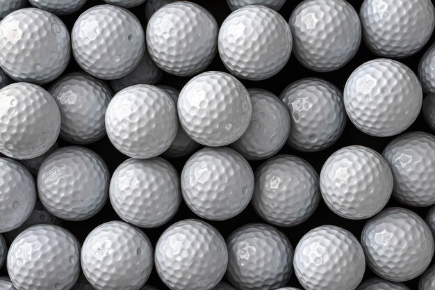 Close-up van golfballen