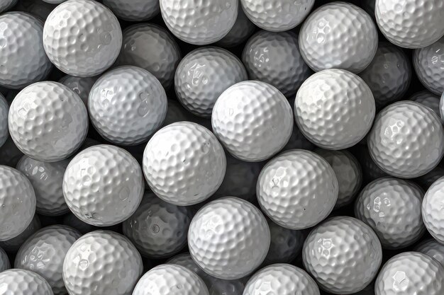 Close-up van golfballen