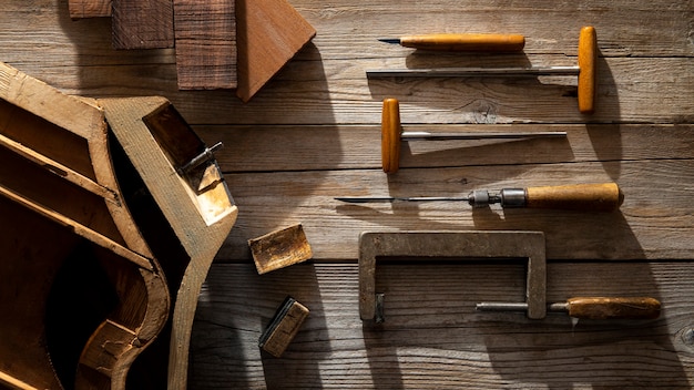 Close-up van graveringsgereedschap
