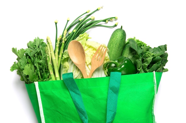 Foto close-up van groenten in een mand
