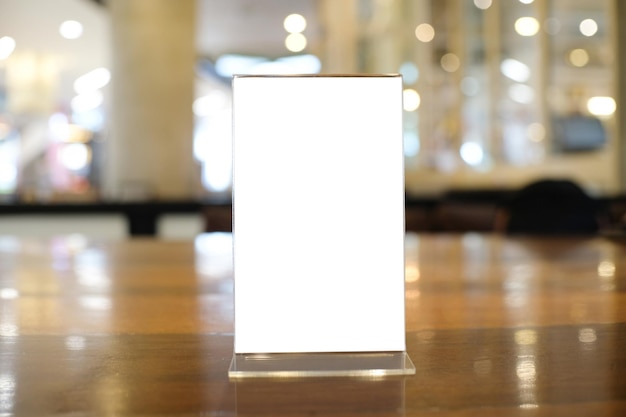 Close-up van het bord op de tafel
