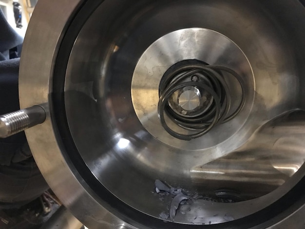 Close-up van het machineonderdeel