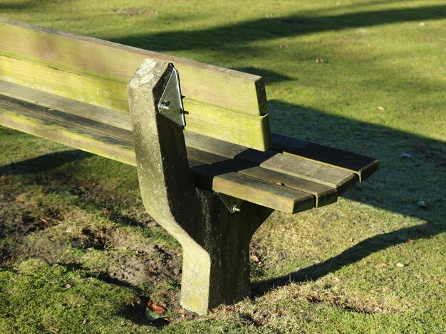 Close-up van hout op het veld