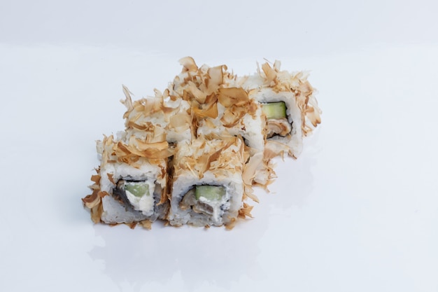 Close-up van Japanse sushibroodjes