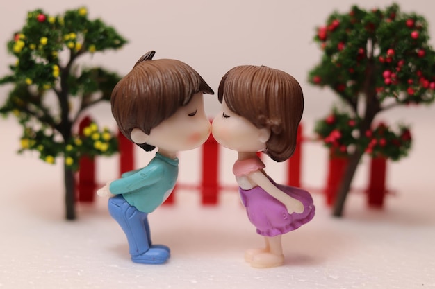 Close-up van kerstversiering op tafel