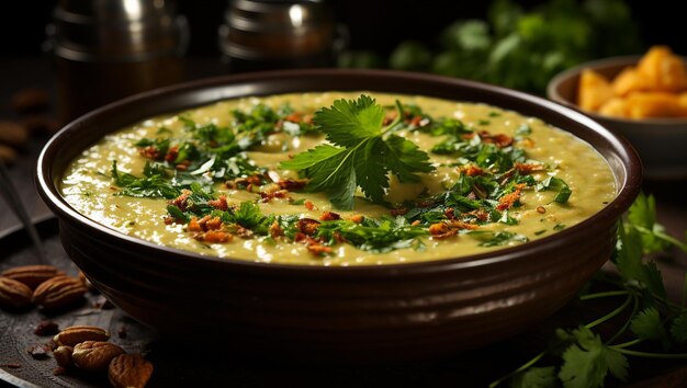 Close-up van Kip Haleem