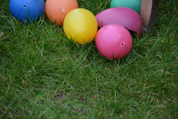 Close-up van kleurrijke ballen