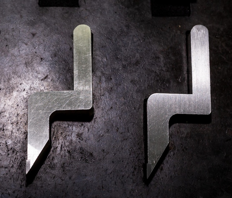 Foto close-up van metalen apparatuur
