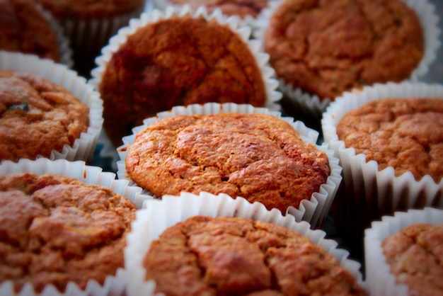 Close-up van muffins