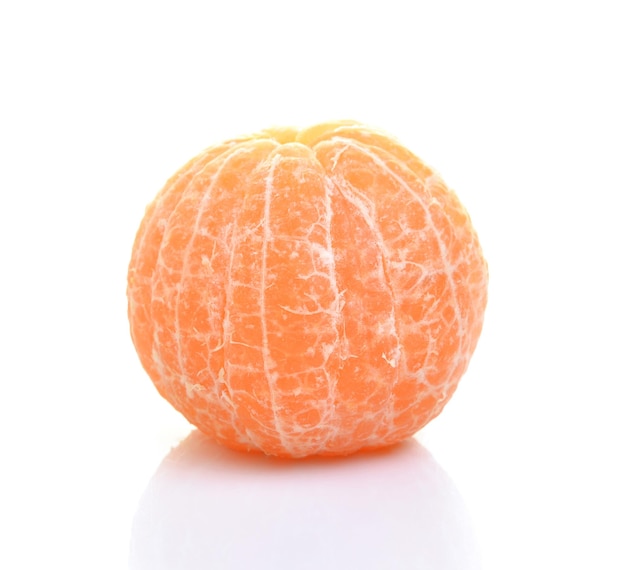 Close-up van oranje op witte achtergrond