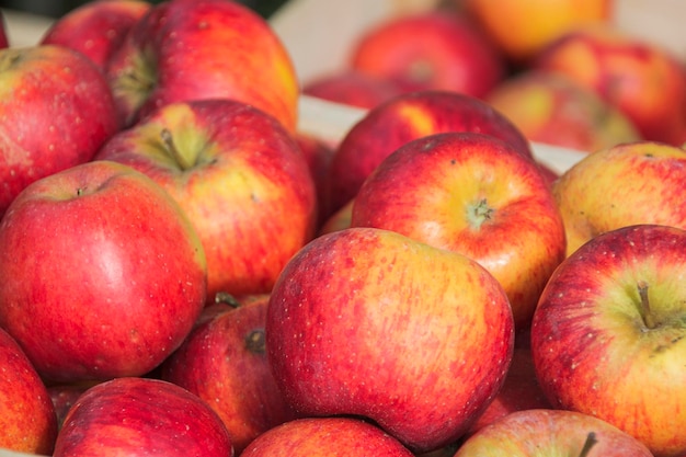 Close-up van rode appels