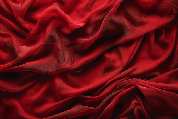 Close-up van rood doek