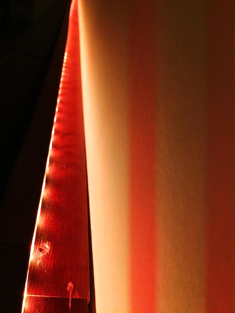 Foto close-up van rood licht