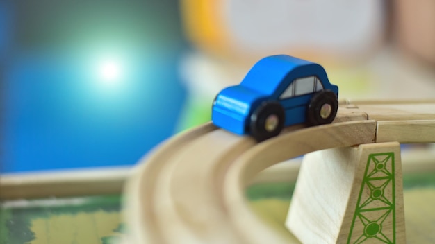 Close-up van speelgoed op tafel