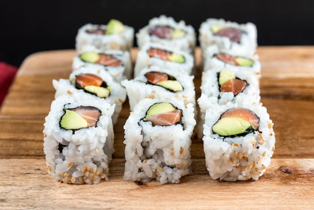 Close-up van sushi