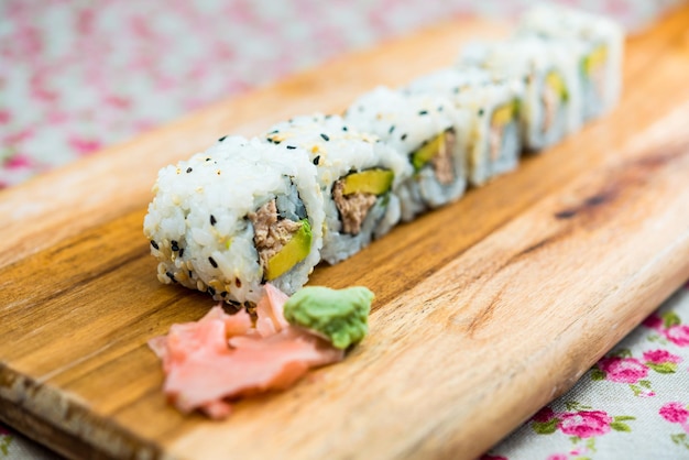 Close-up van sushi