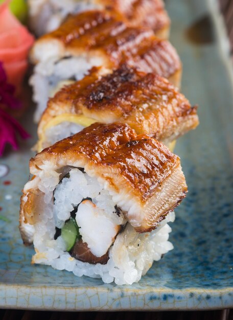 Close-up van sushi