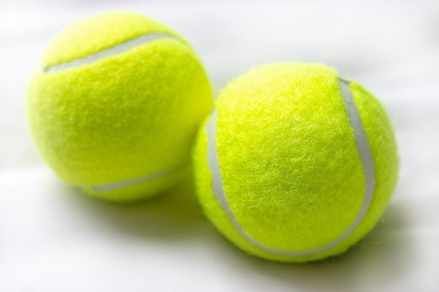 Close-up van tennisballen