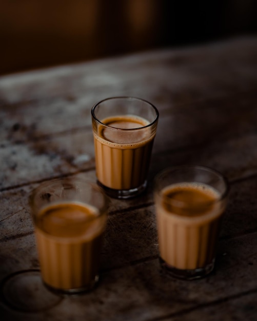 Close-up van thee op tafel