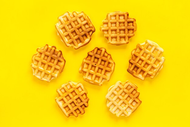 Close-up van traditionele Belgische wafels