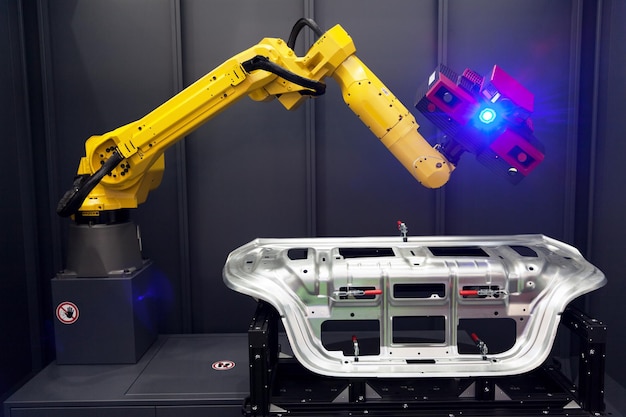 Close-up van verlichte machines