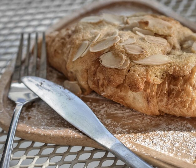 Foto close-up van voedsel op het bord