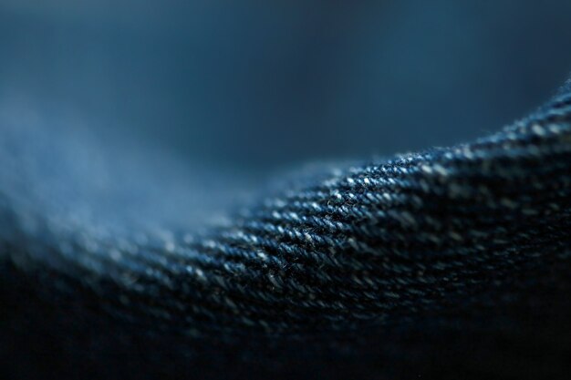 Close-up van zachte wazig denim textuur