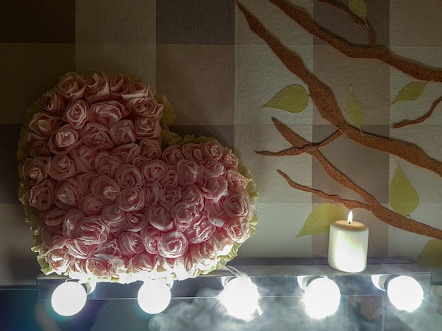 Photo close-up of vase on table at home