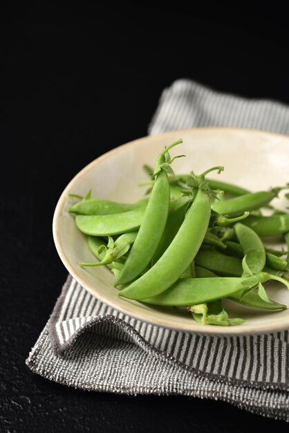 皿の中の野菜のクローズアップ