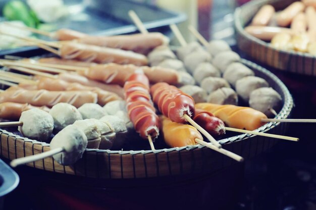 Close-up of vegetables in basket