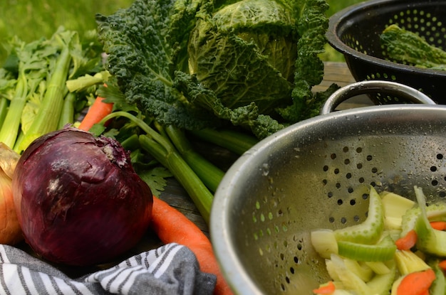 Close-up of vegetables in bowl